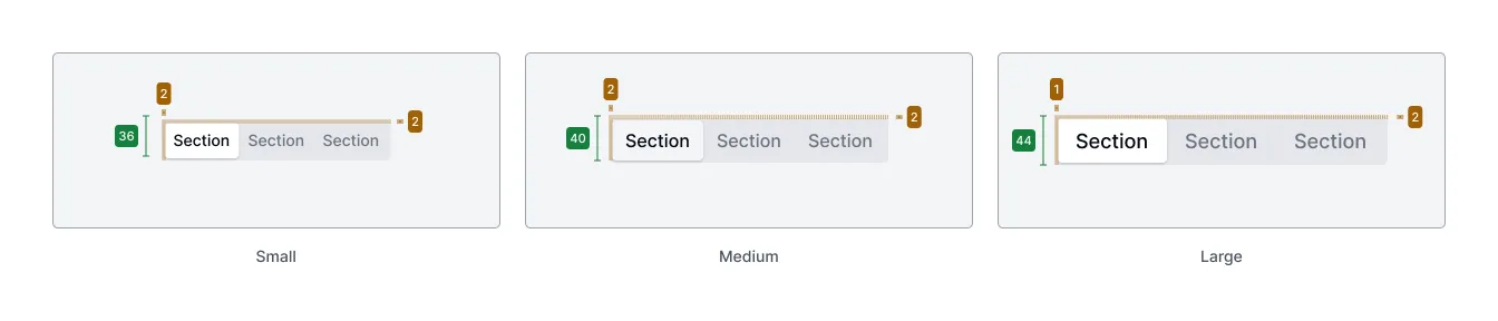 Segmented Picker - layout spacing